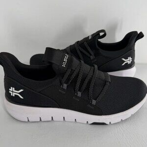 KURU Flex Slip-On Men’s Black White Sneakers Size 11 Medium New